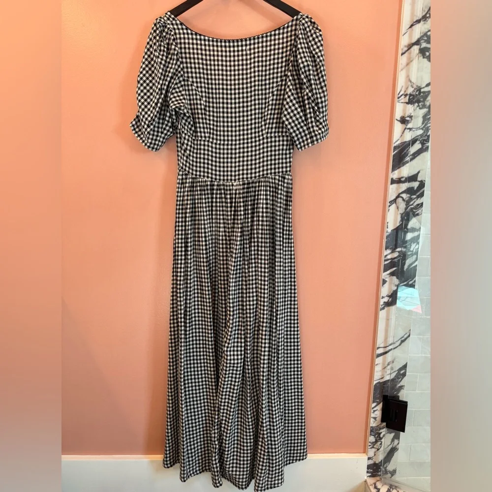 Doen Black and White Gingham Dress - Picture 6 of 9